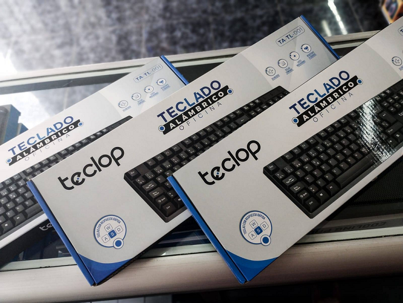 TECLADO ALÁMBRICO MARCA TECLOP TA-TL-001